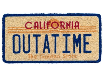 ROHOŽKA|BACK TO THE FUTURE  OUTATIME|43 x 20 cm