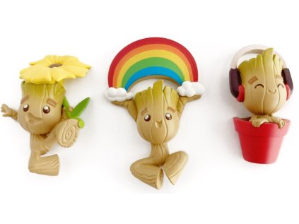 MAGNETY SET|MARVEL|GROOT  ACTION POSES|5 x 6 x 2 cm