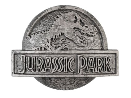 MAGNET|OTVÍRÁK|JURASSIC PARK  SYMBOL|8 x 7 x 1,3 cm
