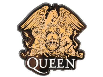MAGNET|QUEEN  LOGO|7 x 7 cm