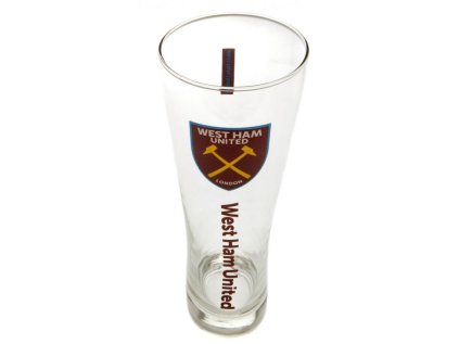 SKLENICE SKLO ČIRÉ|WEST HAM UNITED  570 ml|TALL WORDMARK|CREST