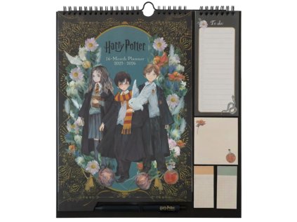 KALENDÁŘ 2026 PLÁNOVACÍ|FILM  HARRY POTTER (30 x 34 cm) 16 měsíců
