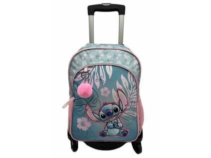 BATOH S VOZÍKEM|LILO & STITCH  STITCH PINK|30 x 44 x 20 cm