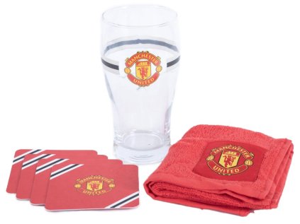SKLENICE BAR SET|MANCHESTER UNITED  570 ml SKLENICE|MINI SET
