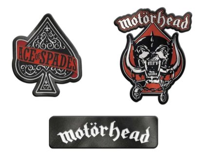 NÁŠIVKY SET3|MOTORHEAD  7-13 cm