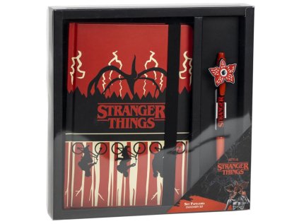 DÁRKOVÝ SET A5 BLOK|STRANGER THINGS  DEMOGORGON|BLOK S PROPISKOU