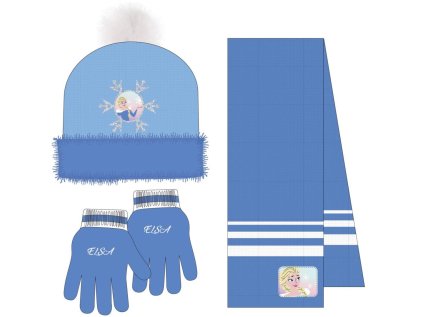 ZIMNÍ SET3|ČEPICE,RUKAVICE & ŠÁLA  DISNEY|FROZEN|PRINCESS ELSA
