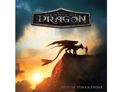 KALENDÁŘ 2026|FILM  HOW TO TRAIN YOUR DRAGON MOVIE (SQ)