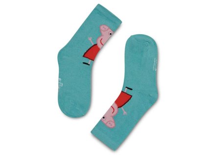 PONOŽKY DĚTSKÉ|PEPPA PIG (Velikost EU 23-28)