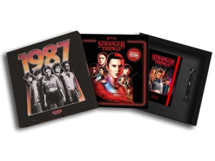 KALENDÁŘ 2026 DÁRKOVÝ SET|FILM  STRANGER THINGS|KALENDÁŘ-DIÁŘ-PERO