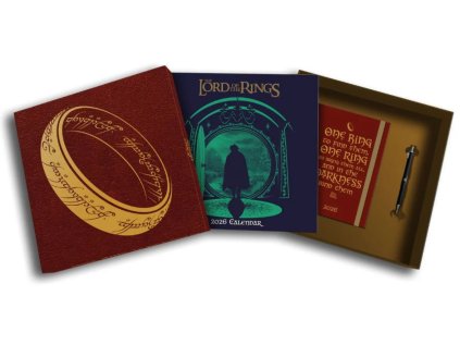 KALENDÁŘ 2026 DÁRKOVÝ SET|FILM  LORD OF THE RINGS|KALENDÁŘ-DIÁŘ