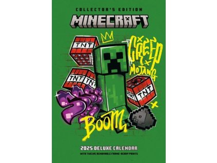 KALENDÁŘ 2026 DELUXE|PC HRY  MINECRAFT (29,7 x 42 cm) A3