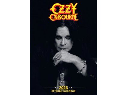 KALENDÁŘ 2026|HUDBA  OZZY OSBOURNE (29,7 x 42 cm) A3