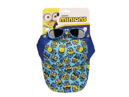ČEPICE KŠILTOVKA DĚTSKÁ S BRÝLEMI  MINIONS|FUNNY MOMENTS