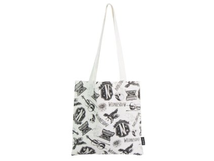 TAŠKA SHOPPING|NETFLIX|WEDNESDAY  ICONS|36 x 39 x 0,4 cm