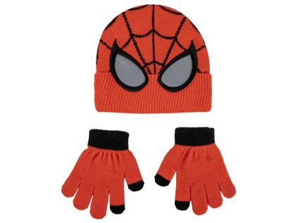 ZIMNÍ SET2 DĚTSKÝ|ČEPICE & RUKAVICE  MARVEL|SPIDERMAN|MASK