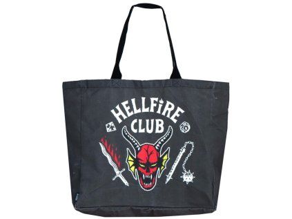 TAŠKA SHOPPING|STRANGER THINGS  HELLFIRE CLUB|46 x 43 x 16 cm