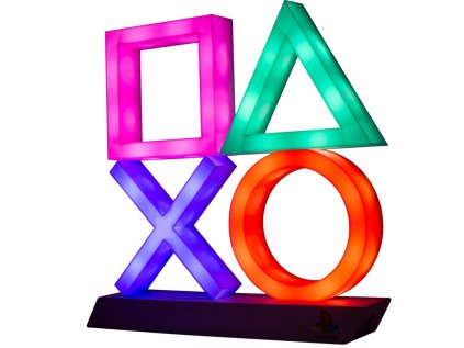 LAMPA DEKORATIVNÍ|PLAYSTATION  ICONS LIGHT XL|USB|30 x 30 x 6 cm