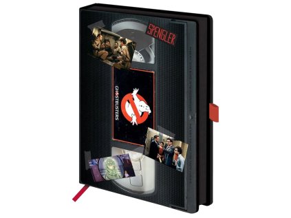 BLOK|ZÁPISNÍK A5|PREMIUM  GHOSTBUSTERS|VHS