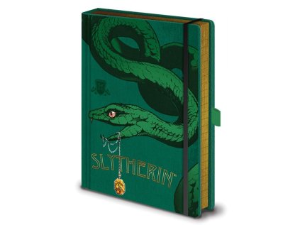 BLOK|ZÁPISNÍK A5|PREMIUM  HARRY POTTER|SLYTHERIN