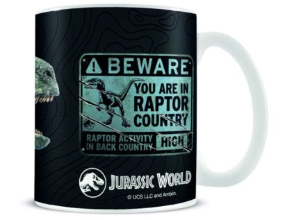 HRNEK KERAMICKÝ|JURASSIC PARK  325 ml|BLUE