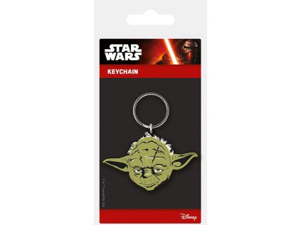 PŘÍVĚSEK NA KLÍČE|PRYŽOVÝ  STAR WARS|YODA