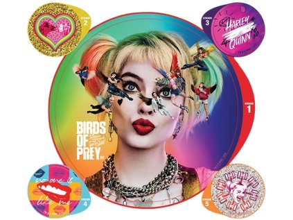 SAMOLEPKY|SET 5 KUSŮ|DC COMICS  BIRDS OF PREY|SEEING STARS