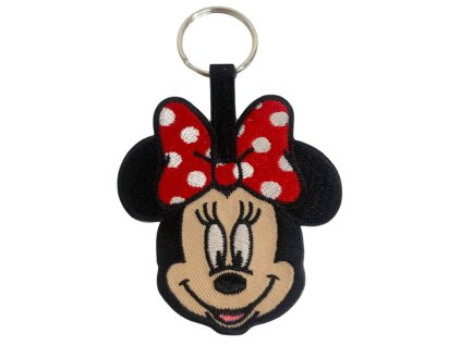 PŘÍVĚSEK NA KLÍČE|TEXTILIE  DISNEY|MINNIE MOUSE|FACE