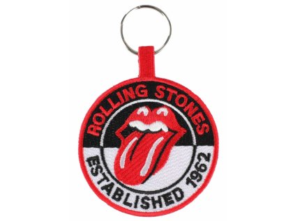 PŘÍVĚSEK NA KLÍČE|TEXTILIE  THE ROLLING STONES|EST.1962