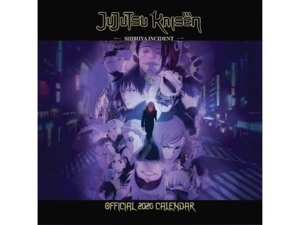 KALENDÁŘ 2026|KOMIKS  JUJUTSU KAISEN (30,5 x 30,5|61 cm)