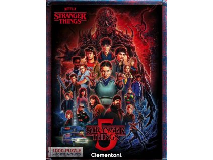 PUZZLE 1000 KUSŮ|STRANGER THINGS  SEASON 5|S PLAKÁTEM