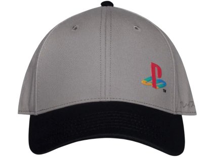 ČEPICE BASEBALLOVÁ|KŠILTOVKA  PLAYSTATION|PLAYSTATION LOGO|ŠEDÁ