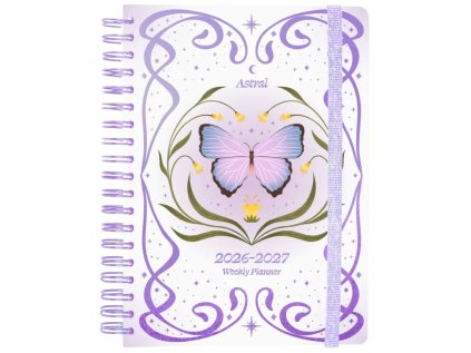 DIÁŘ 2026/2027 A5|ASTRAL  TÝDENNÍ|KROUŽKOVÁ VAZBA