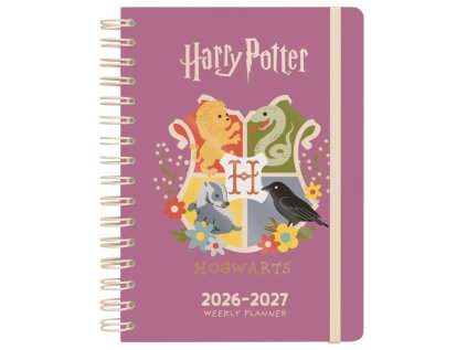 DIÁŘ 2026/2027 A5|HARRY POTTER  TÝDENNÍ|KROUŽKOVÁ VAZBA