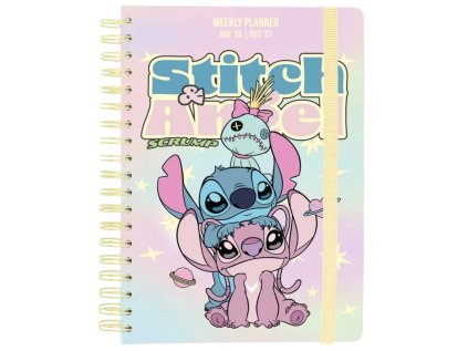 DIÁŘ 2026/2027 A5|LILO AND STITCH  TÝDENNÍ|KROUŽKOVÁ VAZBA