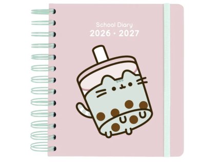 DIÁŘ 2026/2027|PUSHEEN  DENNÍ|KROUŽKOVÁ VAZBA