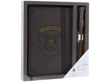 DÁRKOVÝ SET A5 BLOK|HARRY POTTER  HOGWARTS CREST|S PROPISKOU|GIFT BOX