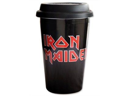 HRNEK CESTOVNÍ S VÍČKEM|IRON MAIDEN  300 ml|LOGO