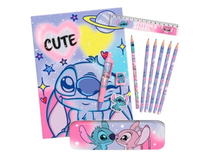 ŠKOLNÍ POMŮCKY SET8|DISNEY  LILO & STITCH|CUTE|22 x 30 x 2 cm