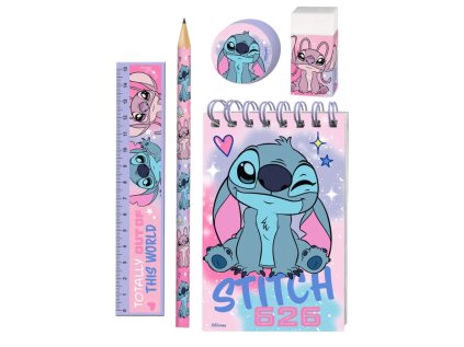 ŠKOLNÍ POMŮCKY SET5|DISNEY  LILO & STITCH|CUTE|15 x 26 x 2 cm