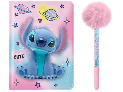 DÁRKOVÝ SET A5 BLOK|DISNEY  LILO & STITCH|CUTE|S PROPISKOU