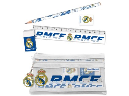ŠKOLNÍ POMŮCKY SET5|REAL MADRID CF  HALA MADRID|19 x 10 x 2 cm
