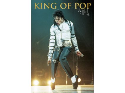 PLAKÁT 61 x 91,5 cm  MICHAEL JACKSON|KING