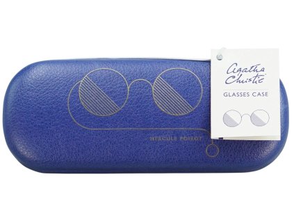 POUZDRO NA BRÝLE|AGATHA CHRISTIE  HERCULE POIROT|17 x 7 x 4 cm