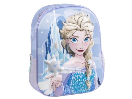BATOH DĚTSKÝ 3D|DISNEY|FROZEN  PRINCESS ELZA|27 x 33 x 9 cm