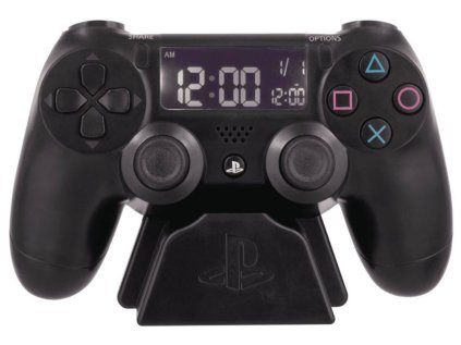 BUDÍK DIGITÁLNÍ STOLNÍ|PLAYSTATION  CONTROLLER|ČERNÝ|16 x 9 cm
