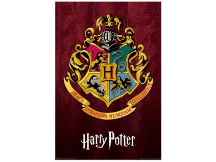 PLAKÁT 61 x 91,5 cm|HARRY POTTER  HOGWARTS SCHOOL CREST