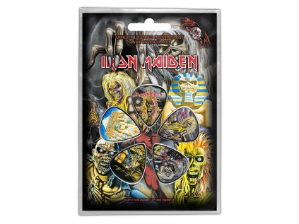 KYTAROVÁ TRSÁTKA|SET 5 KUSŮ  IRON MAIDEN|EARLY ALBUMS