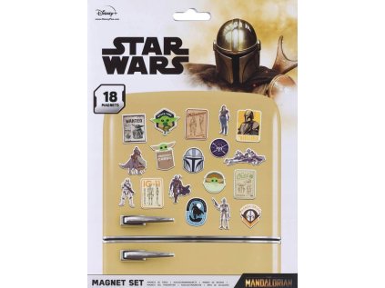 MAGNETY|BALENÍ 18 KUSŮ  STAR WARS MANDALORIAN|BOUNTY HUNTER