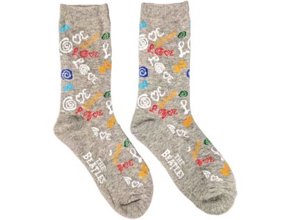 PONOŽKY PÁNSKÉ|THE BEATLES  LOVE|VELIKOST EU 41-45